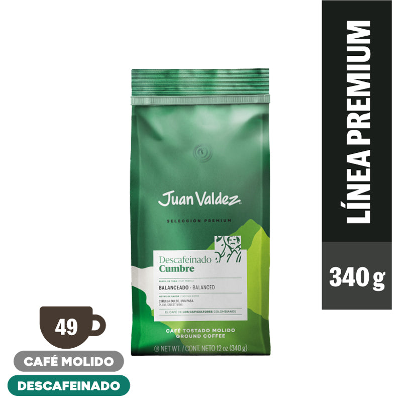 Café Cumbre Descafeinado 340 g (Molido)