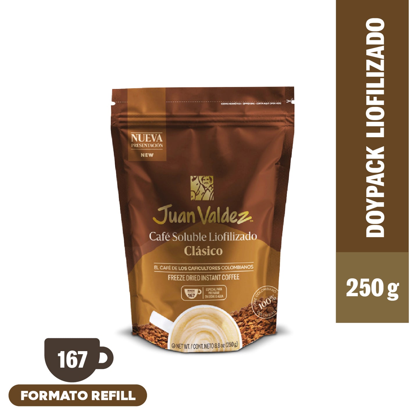 Café Liofilizado Tradicional Doypack 250 g