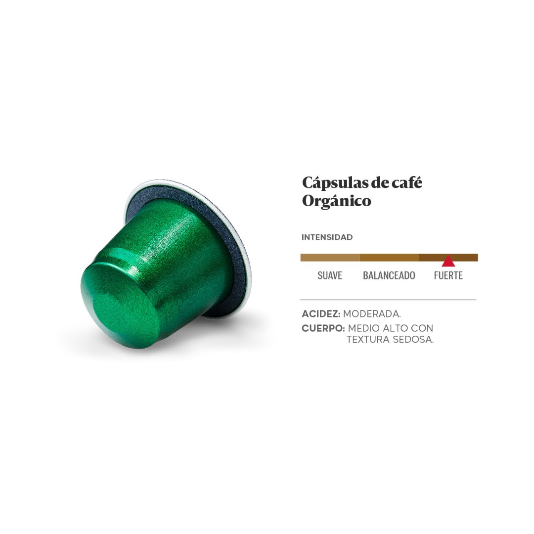 Cápsulas de Café Espresso Orgánico 80 unidades