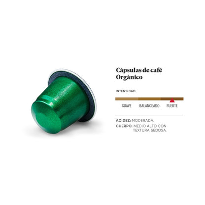 Cápsulas de Café Espresso Orgánico 8 unidades